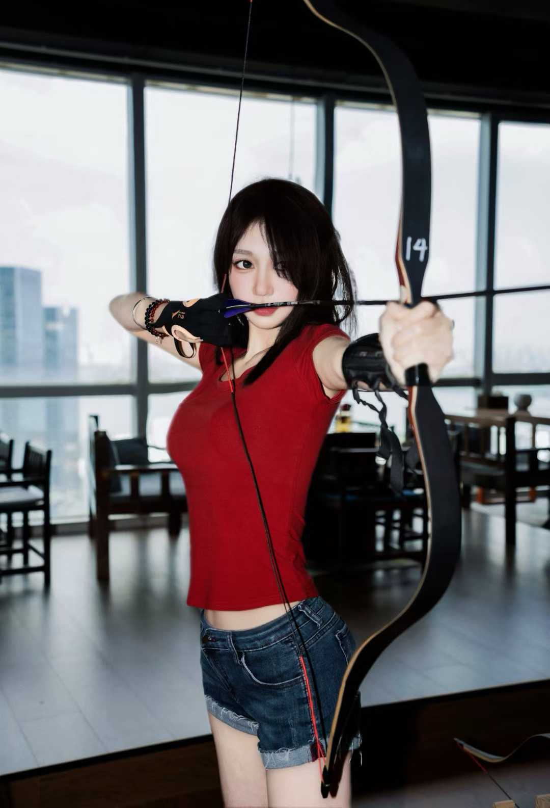 人像摄影 - 射箭